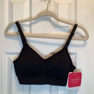 Isabel Maternity 2 Nursing and Pumping Bras Brand New with Tag, Small Black/Nude